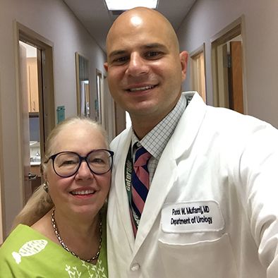 Kathy A. Megyeri and Dr. Mufarrij